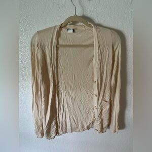 J. Crew Women's Cream Cardigan Sweater